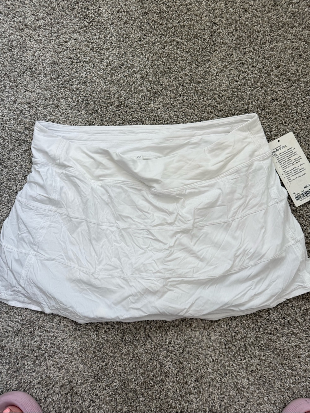 lululemon athletica Pace Rival Skirt Tall - White